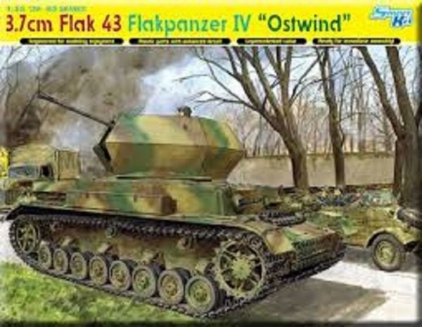 Dragon 6550 3.7cm FlaK 43 Flakpanzer IV Ostwind (1:35)