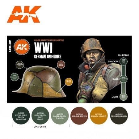 AK Interactive AK11629 WWI GERMAN UNIFORMS