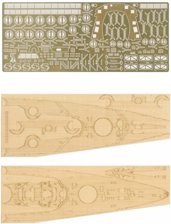 I Love Kit 66602 Bismarck Detail set for TRUMPETER 03702 1/200