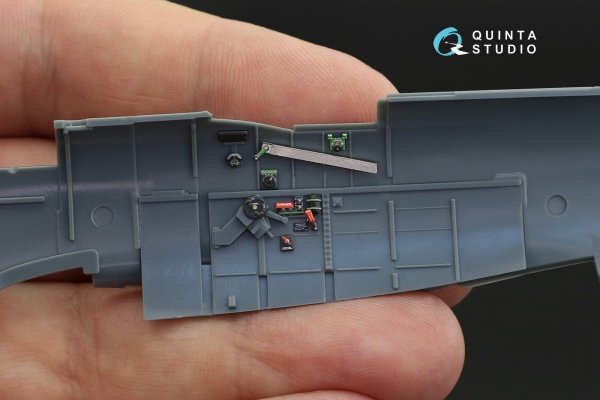 Quinta Studio QD48121 Spitfire Mk.XVI 3D-Printed &amp; coloured Interior on decal paper (Eduard) 1/48