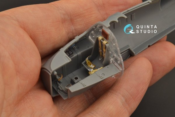 Quinta Studio QD48241 Me 163B 3D-Printed &amp; coloured Interior on decal paper (GasPatch models) 1/48