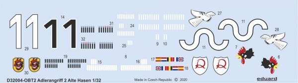 Eduard D32004 ADLERANGRIFF: Alte Hasen EDUARD 1/32 