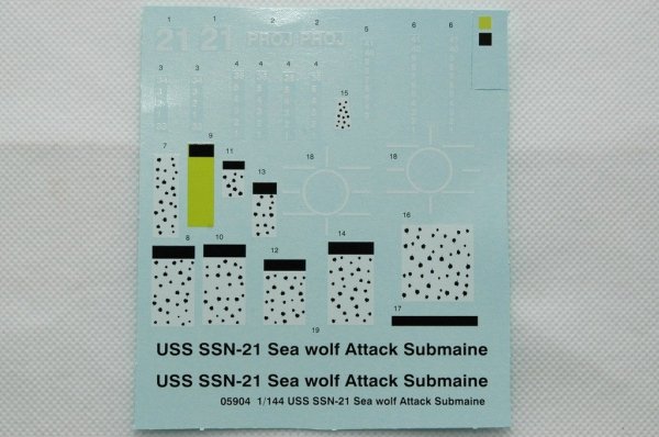 Trumpeter 05904 USS SSN-21 Sea wolf Attack Submarine 1/144