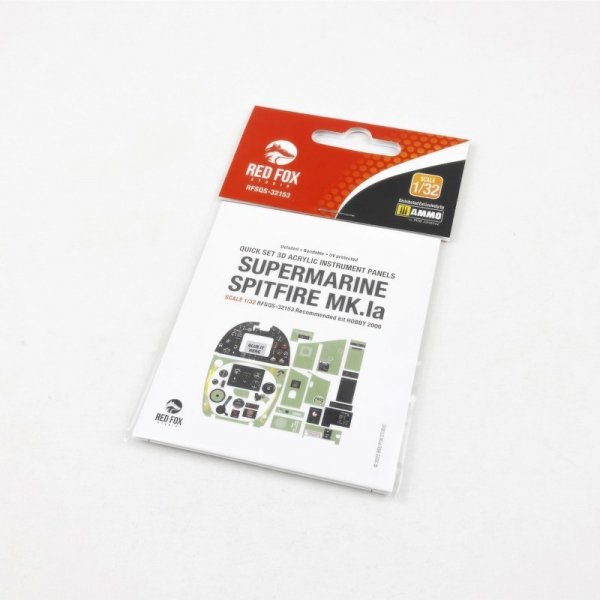 Red Fox Studio QS-32153 Spitfire Mk.Ia for Hobby 2000 kit 1/32