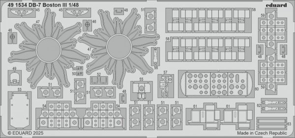 Eduard 491534 DB-7 Boston III HONG KONG MODELS 1/48