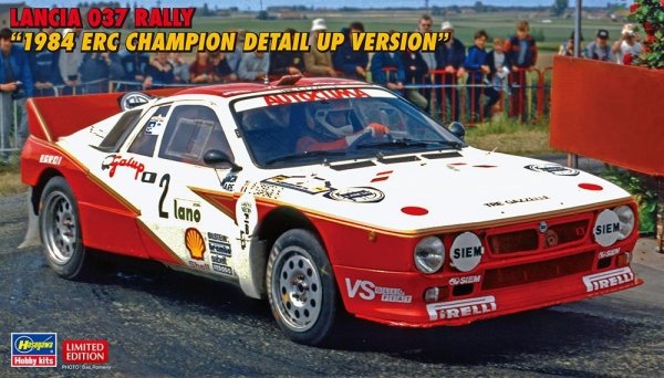 Hasegawa SP505 Lancia 037 Rally “1984 ERC Champion Detail Up Version” 1/24