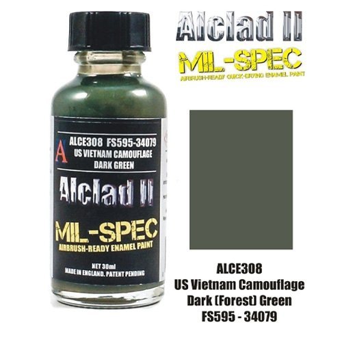 Alclad II ALC E308 US Vietnam Camouflage Dark Green FS595-34079 30ML