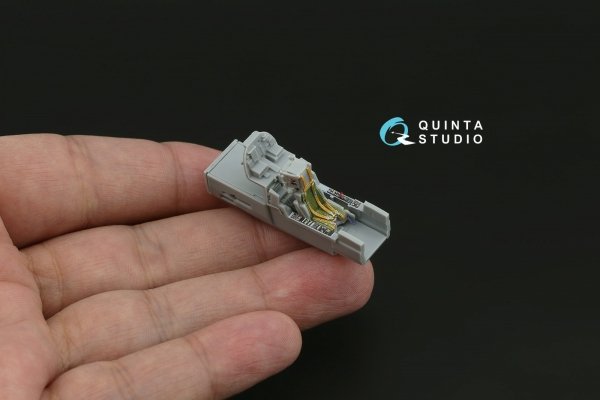 Quinta Studio QD72249 Mirage 2000C 3D-Printed &amp; coloured Interior on decal paper (Modelsvit) 1/72