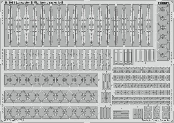 Eduard BIG49308 Lancaster B Mk. I PART II HONG KONG MODELS 1/48