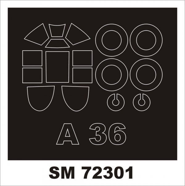 Montex SM72301 A-36 APACHE BRENGUN 1/72