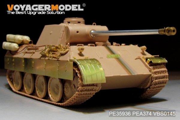 Voyager Model PE35936 WWII German Panther D w/&quot;Stadtgas&quot; Fuel Tanks Basic For MENG TS-038 1/35