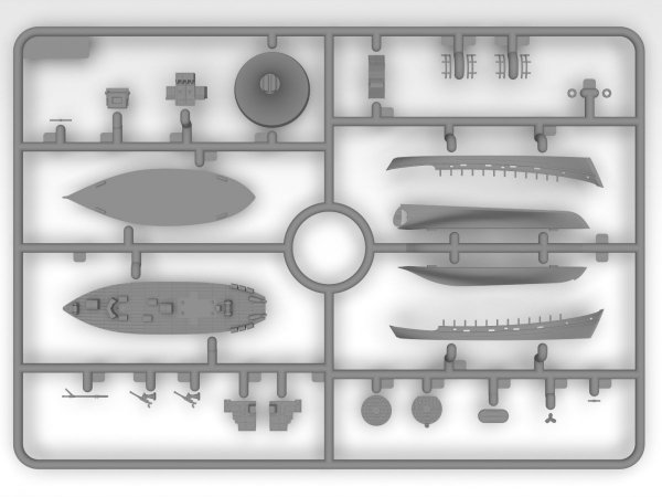 ICM S018 KFK Kriegsfischkutter WWII German multi-purpose boat 1/350