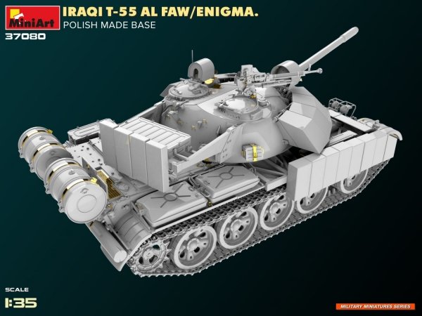 Mini Art 37080 Iraqi T-55 Al Faw / Enigma Polish Made Base 1/35
