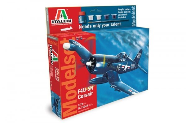 Italeri 71044 F4U - 5N CORSAIR- ZESTAW MODELARSKI