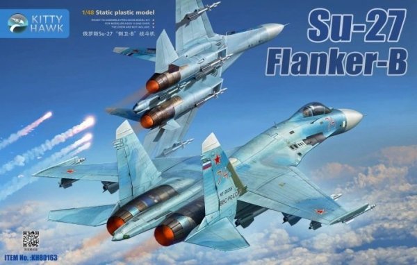 Kitty Hawk 80163 Su-27 Flanker-B 1/48