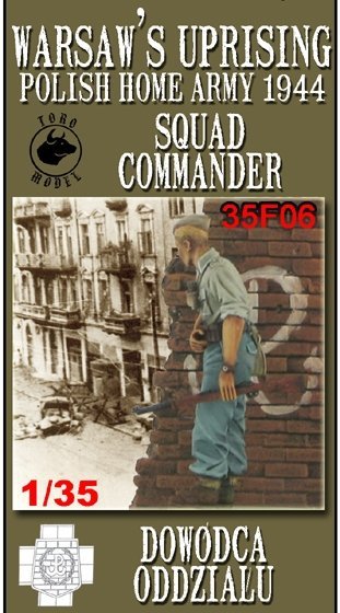 ToRo Model 35F06 Powstanie Warszawskie - dowódca oddziału / Warsaw Uprising 1944 - Squad commander 1/35