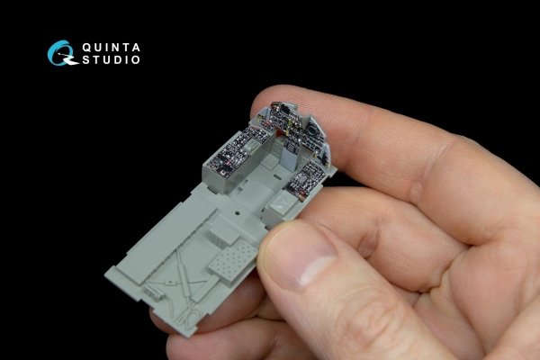 Quinta Studio QD48038 F-15A 3D-Printed &amp; coloured Interior on decal paper (for GWH kit) 1/48