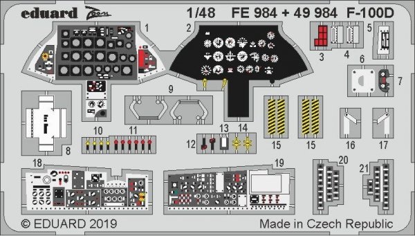 Eduard FE984 F-100D 1/48 TRUMPETER