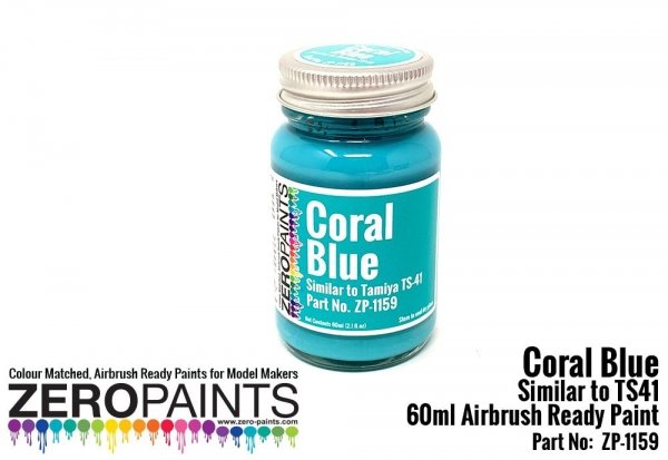 Zero Paints ZP-1159 Coral Blue Paint (Similar to TS41) 60ml