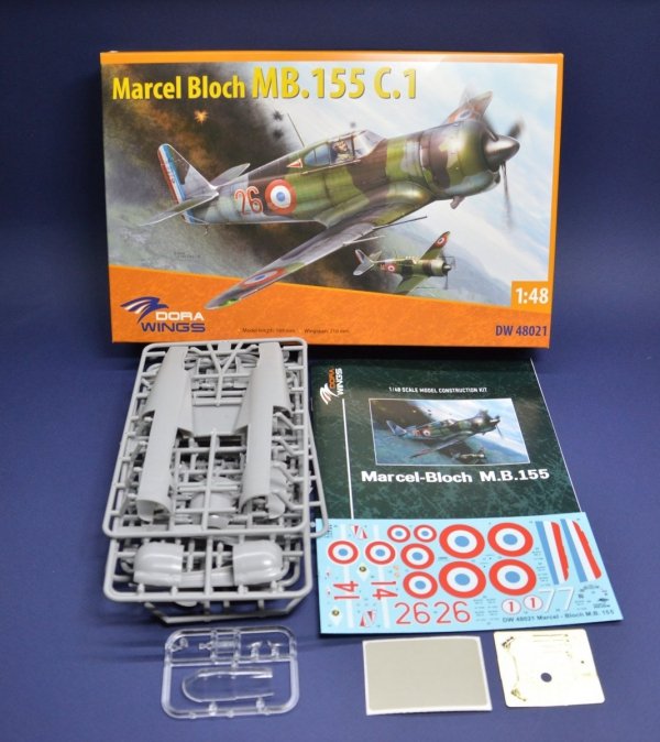 Dora Wings 48021 Marcel-Bloch MB.155С 1/48