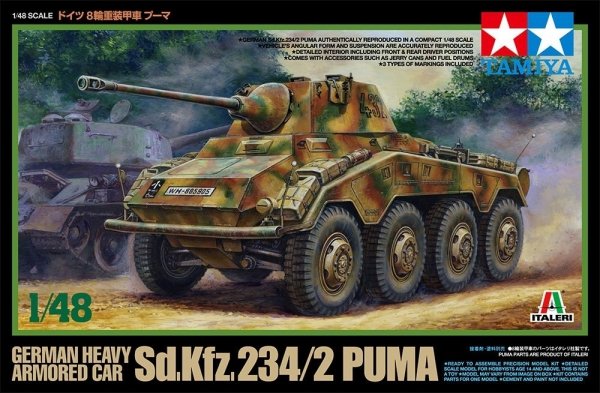 Tamiya 37010 GERMAN SD.KFZ.234/2 PUMA 1/48