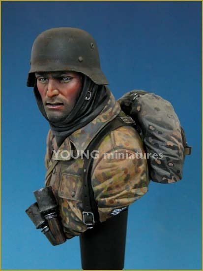 Young Miniatures YM1810 German Waffen SS Ardennes 1944(II) 1/10