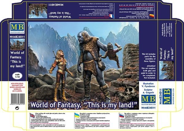 Master Box 24011 World of Fantasy This is my land! 1/24