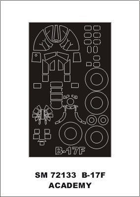 Montex SM72133 B-17F ACADEMY