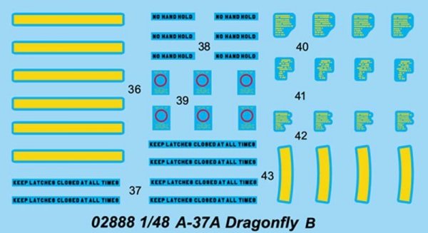 Trumpeter 02888 A-37A Dragonfly (1:48)