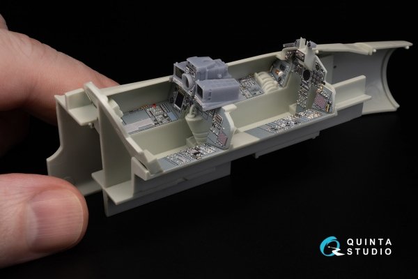 Quinta Studio QDS+48054 Tornado IDS German 3D-Printed &amp; coloured Interior on decal paper (Revell) (small version) (with 3D-printed resin parts) 1/48