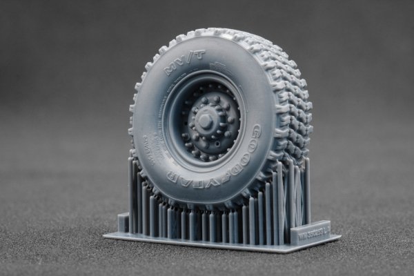ScaleX WM 35025S Himars CTIS Sagged wheel set (for Foreart) 1/35