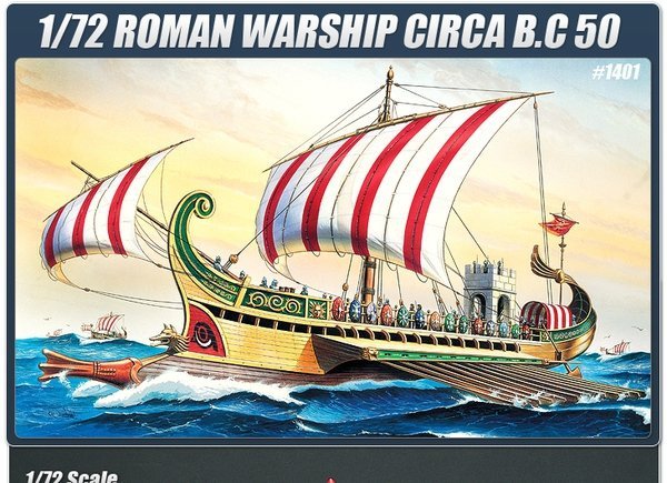 Academy 14207 ROMAN WARSHIP CIRCA B.C 50 (1:72)