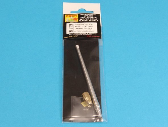 Aber 35L-126 Russian 122 mm D-25T tank barrel for IS-3 (1:35)