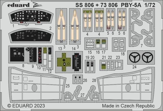 Eduard SS806 PBY-5A HOBBY 2000, ACADEMY 1/72