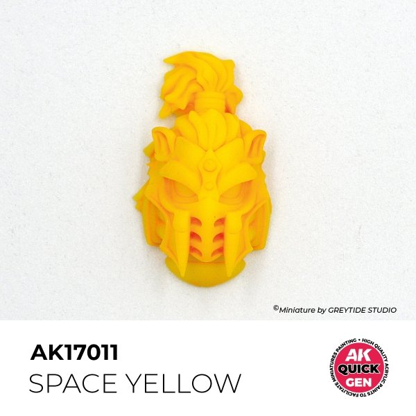 AK Interactive AK17011 SPACE YELLOW- QUICK GEN COLOR 18ml