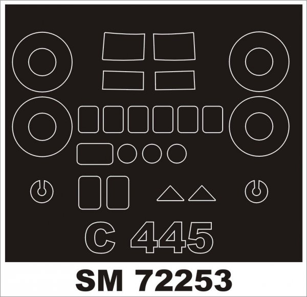 Montex SM72253 CAUDRON C-445 RS-MODEL