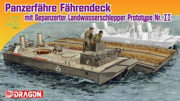 Dragon 7509 Panzerfahre Fahrendeck mit Gepanzerter Landwasserschlepper (1:72)