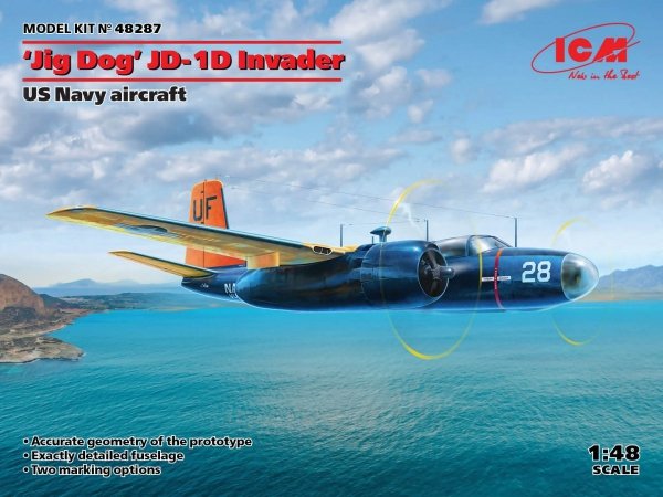 ICM 48287 JD-1D Invader U.S. Navy utility aircraft 1/48