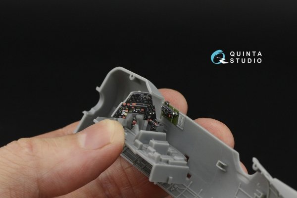 Quinta Studio QD72241 TBM-3 Avenger 3D-Printed &amp; coloured Interior on decal paper ( HobbyBoss ) 1/72