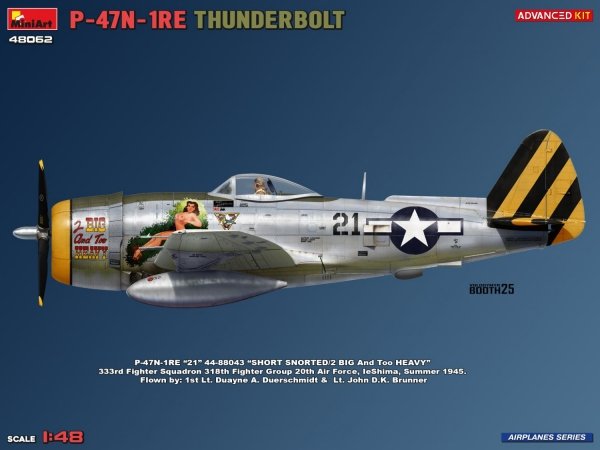 MiniArt 48062 P-47N-1RE Thunderbolt. Advanced Kit 1/48