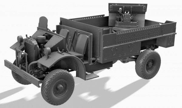 Thunder Model 35312 LRDG CMP F30 Truck w/ Ordnance 37 mm MKI Bofors Gun - Limited Bonus Edition 1/35