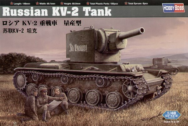 Hobby Boss 84816 Russian KV-2 Tank (1:48)