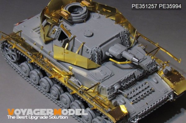 Voyager Model PE351257 WWII German Pz.Kpfw.IV Ausf.F1 LateProduction Basic For DRAGON 6957 1/35