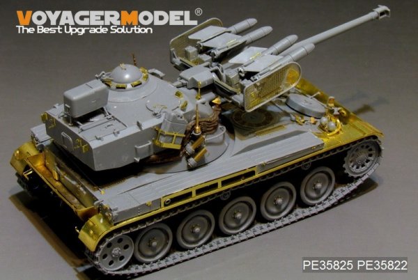 Voyager Model PE35825 Modern French AMX-13/75 w/SS-11 ATGM light tank basic (smoke discharger, Atenna base Include）For TAKOM 2038 1/35