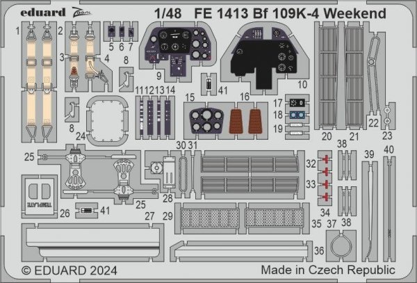 Eduard FE1413 Bf 109K-4 Weekend EDUARD 1/48