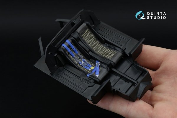 Quinta Studio QDS-24025 Ford GT40 Mark II 3D-Printed &amp; coloured Interior on decal paper (Fujimi) (Small version) 1/24