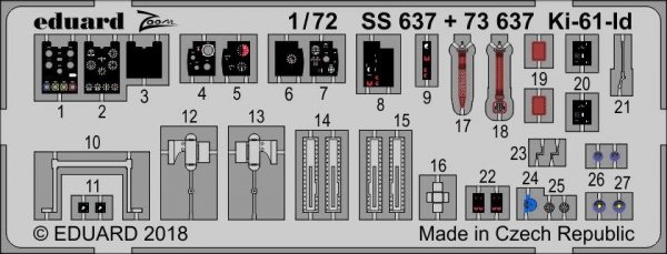 Eduard 73637 Ki-61-Id TAMIYA 1/72