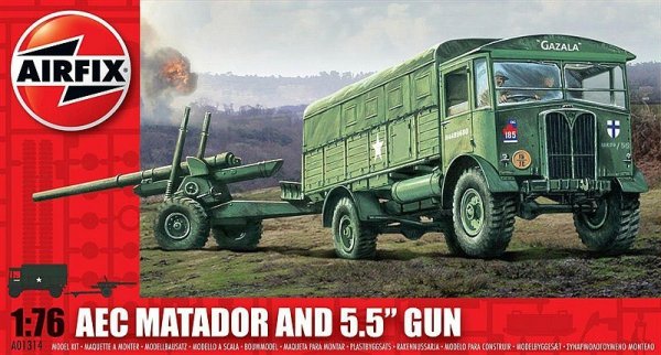 Airfix 01314 AEC Matador and 5.5&quot;