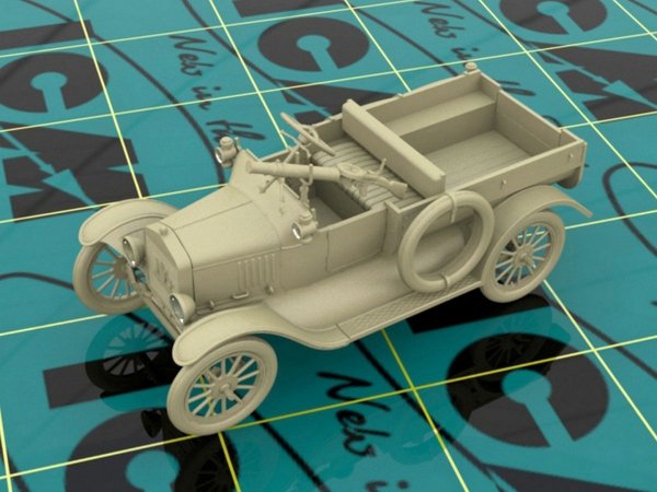 ICM 35607 WWI ANZAC Car Model T 1917 LCP with Vickers MG 1/35