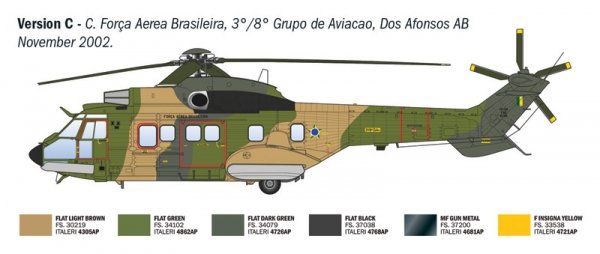 Italeri 91096 AS332 Super Puma 1/72